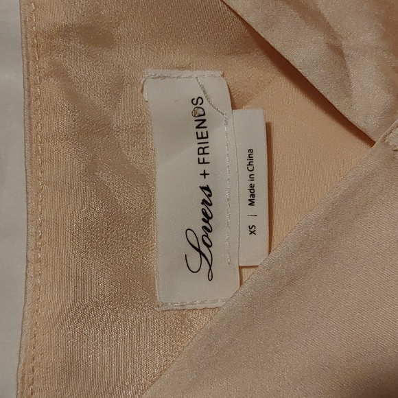 Revolve Lovers and Friends Leo cami Bodysuit SZ.XS Pink - Picture 7 of 10